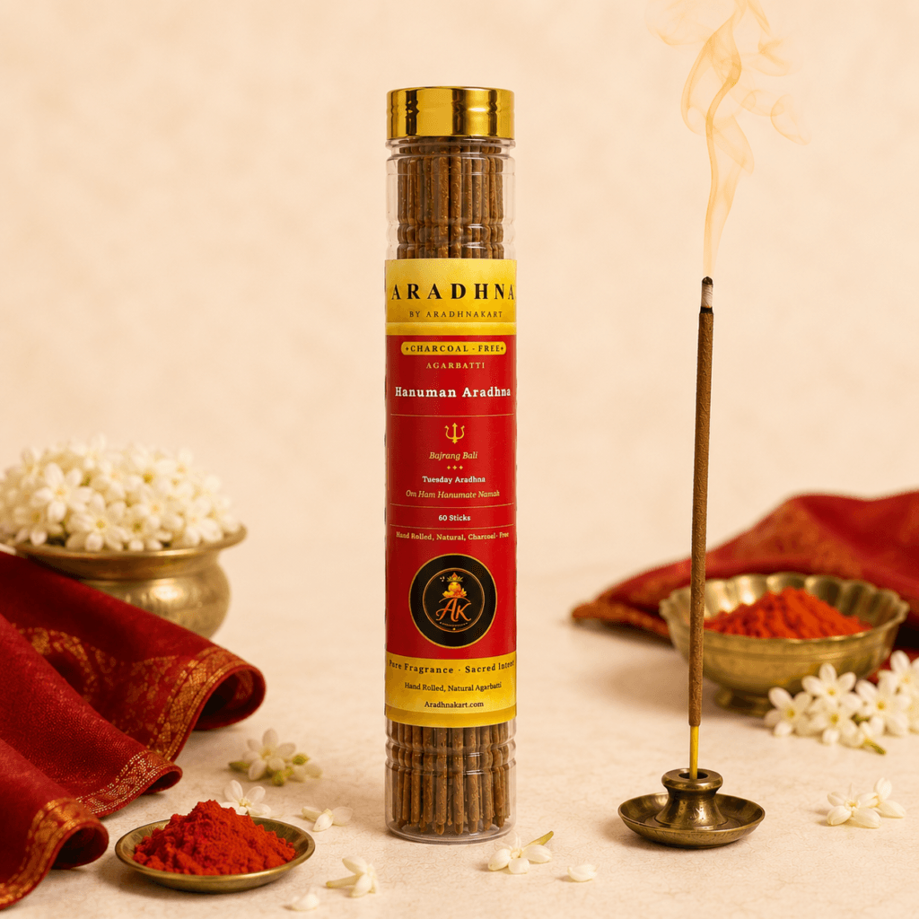 Hanuman Aradhna charcoal-free agarbatti with Chameli and Sindoor fragrance for Mangalvar puja