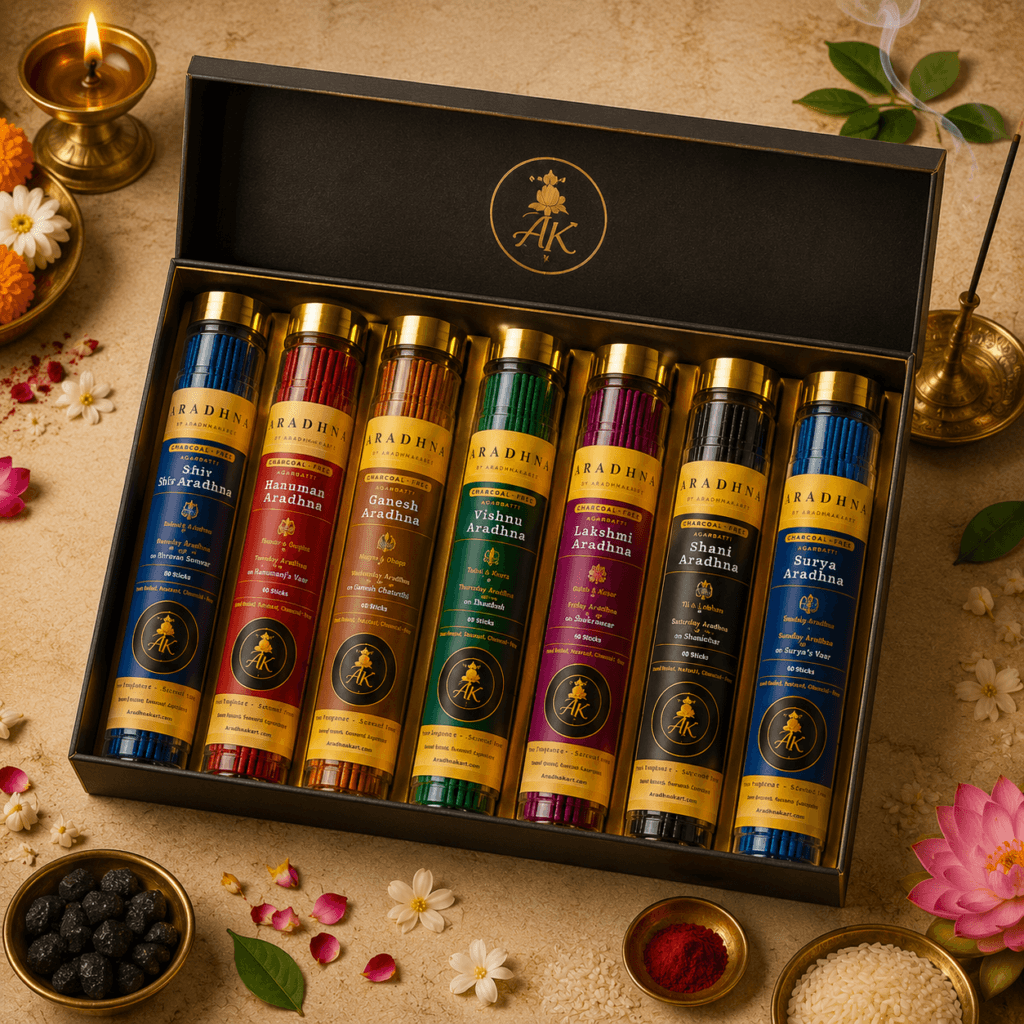 Week of Worship — Agarbatti Collection (All 7 Deities)