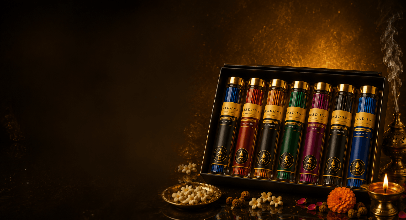 Week of Worship Agarbatti Collection — All 7 Deities