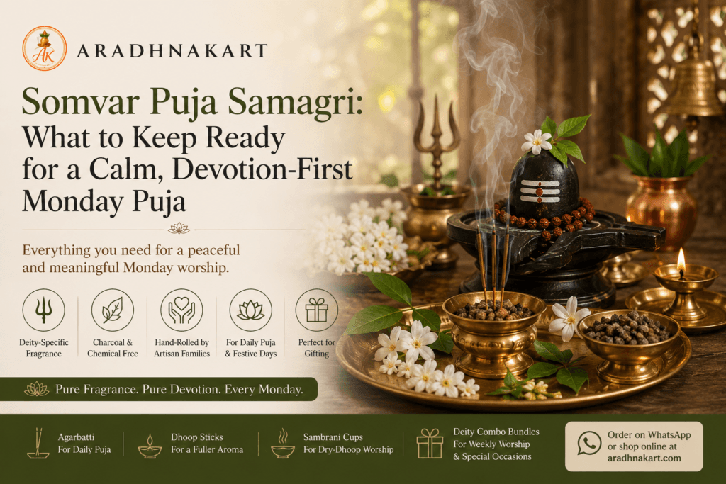 Somvar Puja Samagri: What to Keep Ready for a Calm, Devotion-First Monday Puja